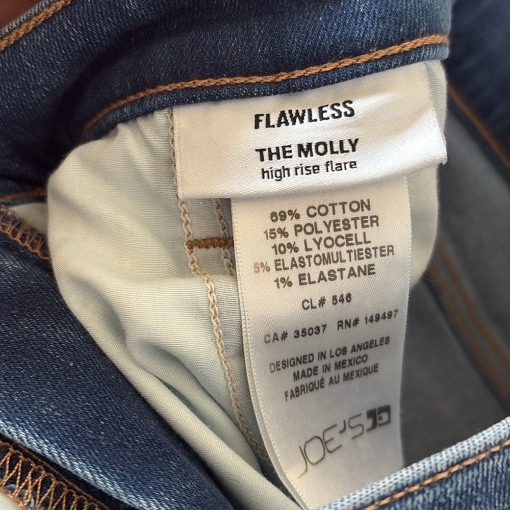 Joe’s “The Molly” High Rise Flare Flawless Jeans Sz 32 - Picture 11 of 13